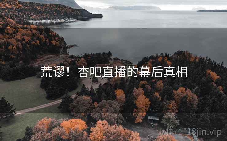 荒谬!杏吧直播的幕后真相  第2张 荒谬!杏吧直播的幕后真相  第2张