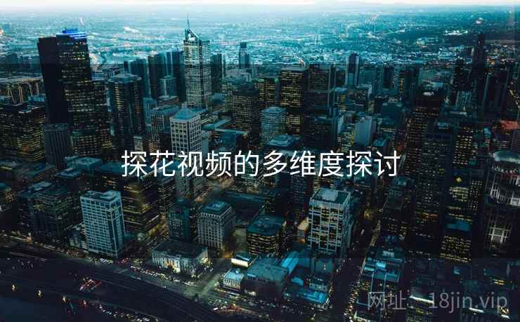 探花视频的多维度探讨  第1张 探花视频的多维度探讨  第1张