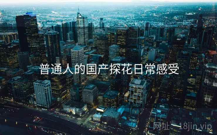 普通人的国产探花日常感受  第2张 普通人的国产探花日常感受  第2张