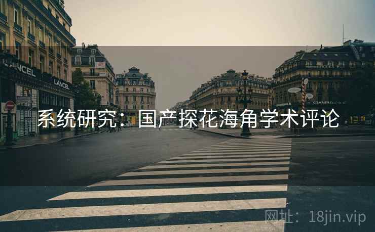 系统研究:国产探花海角学术评论