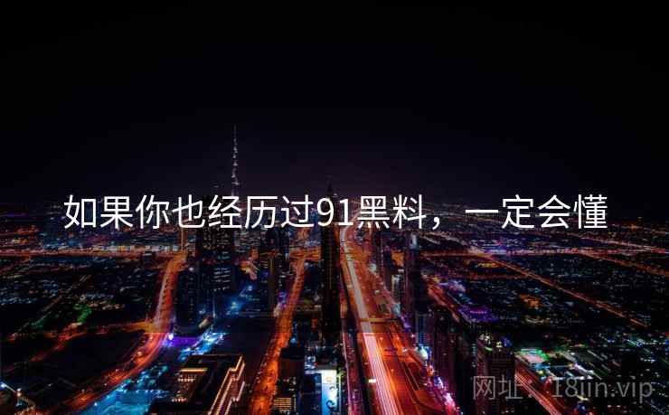 如果你也经历过91黑料,一定会懂  第2张 如果你也经历过91黑料,一定会懂  第2张