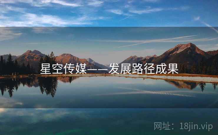 星空传媒——发展路径成果