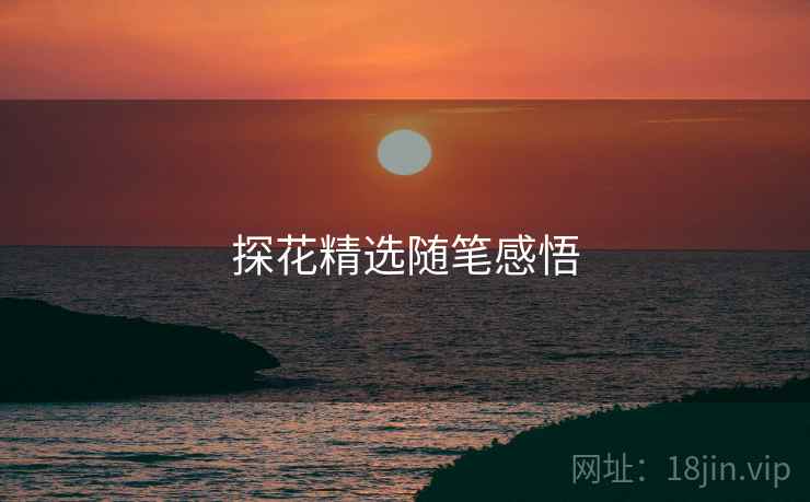 探花精选随笔感悟