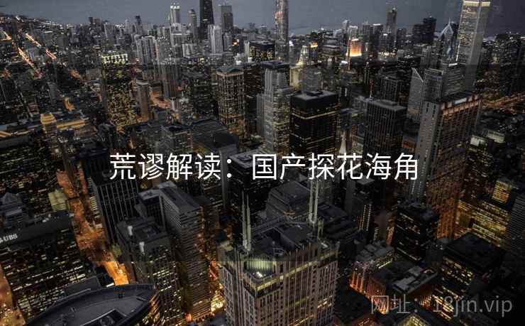 荒谬解读:国产探花海角
