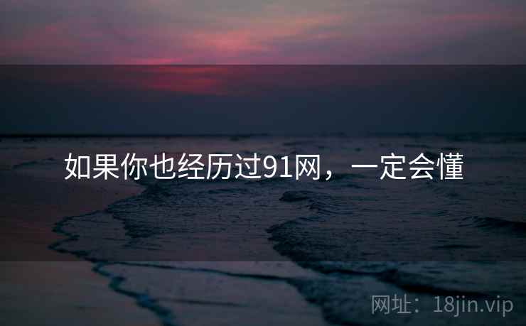 如果你也经历过91网,一定会懂  第1张 如果你也经历过91网,一定会懂  第1张