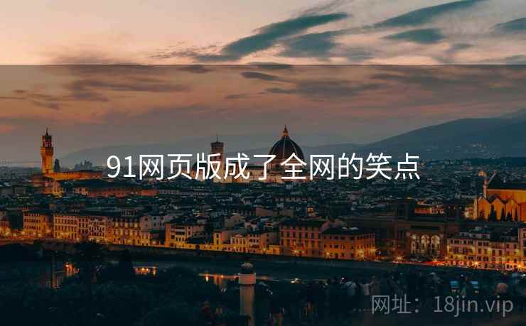 91网页版成了全网的笑点