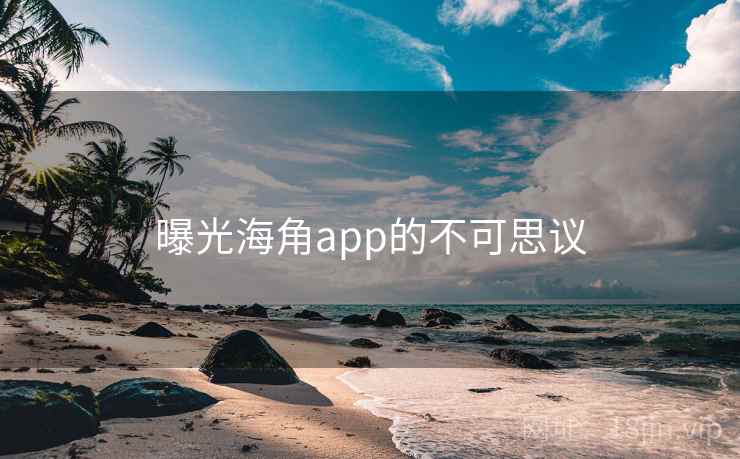 曝光海角app的不可思议
